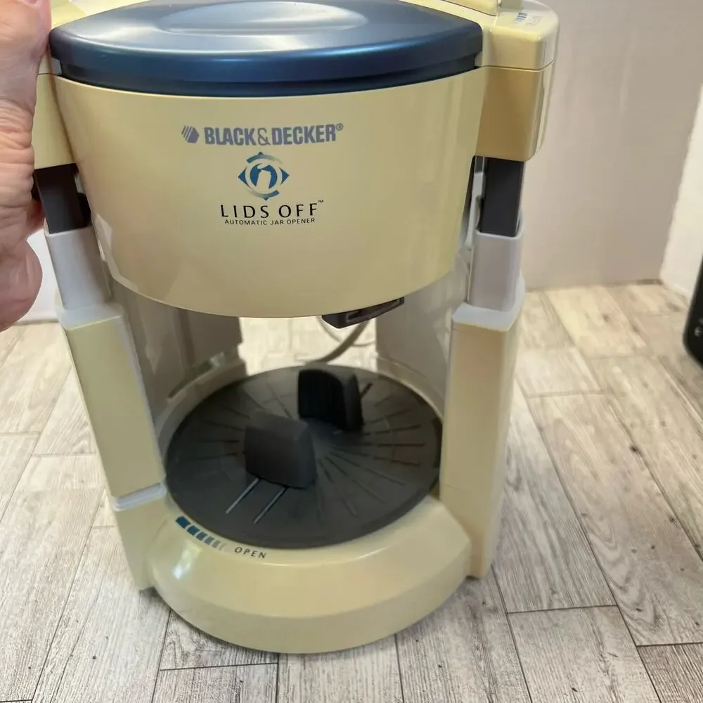 Black & Decker JW200 Lids Off Automatic Electric Jar Opener TESTED & WORKS*